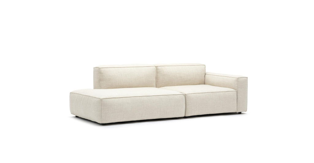 BAKER OPEN END SOFA - OATMEAL - THE LOOM COLLECTION