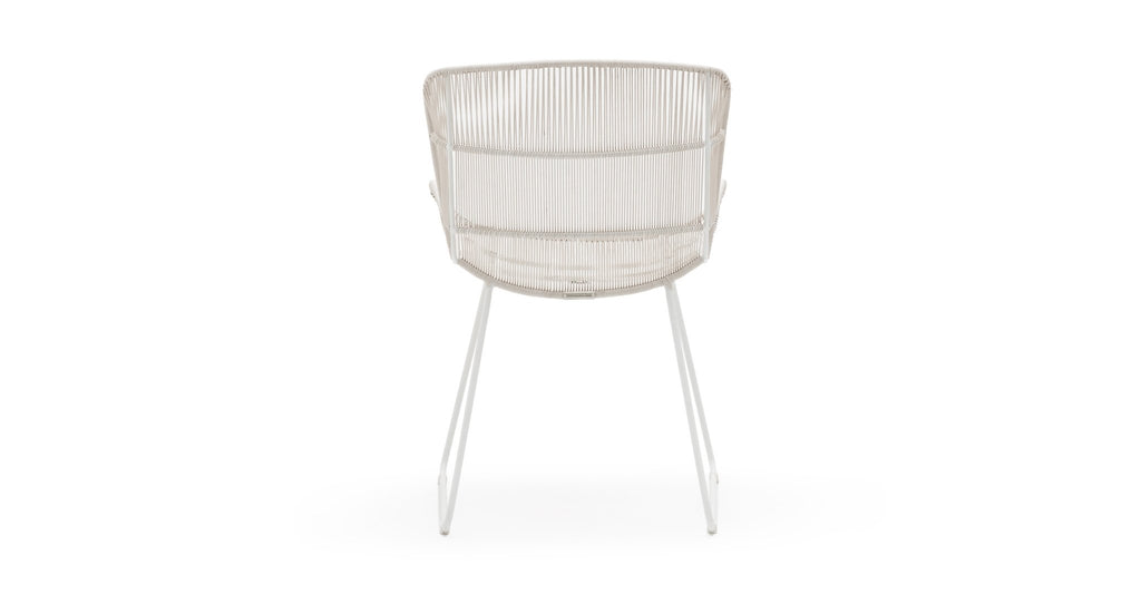 BLOOM DINING CHAIR - STONEWHITE & CHALK - THE LOOM COLLECTION