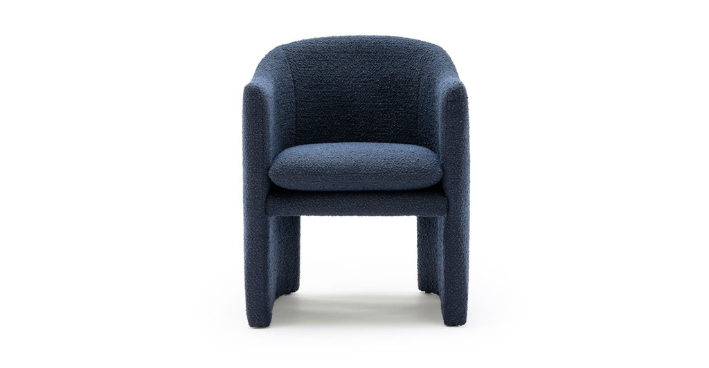 CAMDEN CHAIR - NAVY BOUCLE - THE LOOM COLLECTION