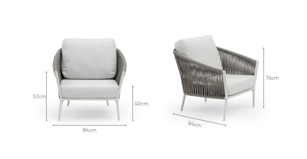 CASCADE LOUNGE CHAIR - FEATHER - THE LOOM COLLECTION