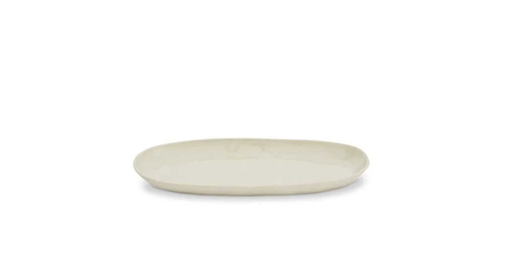 CLOUD OVAL PLATE CHALK (M) - THE LOOM COLLECTION