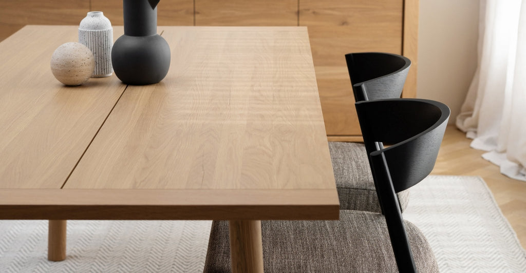 COCO DINING TABLE - LIGHT OAK - THE LOOM COLLECTION