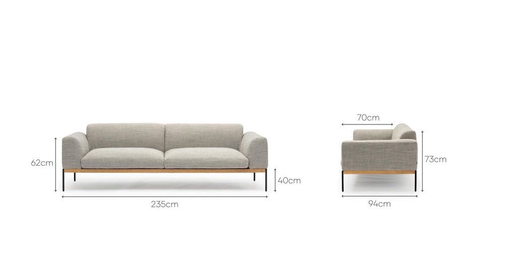 DEPARTMENT 235 SOFA - OAK & HARBOUR - THE LOOM COLLECTION