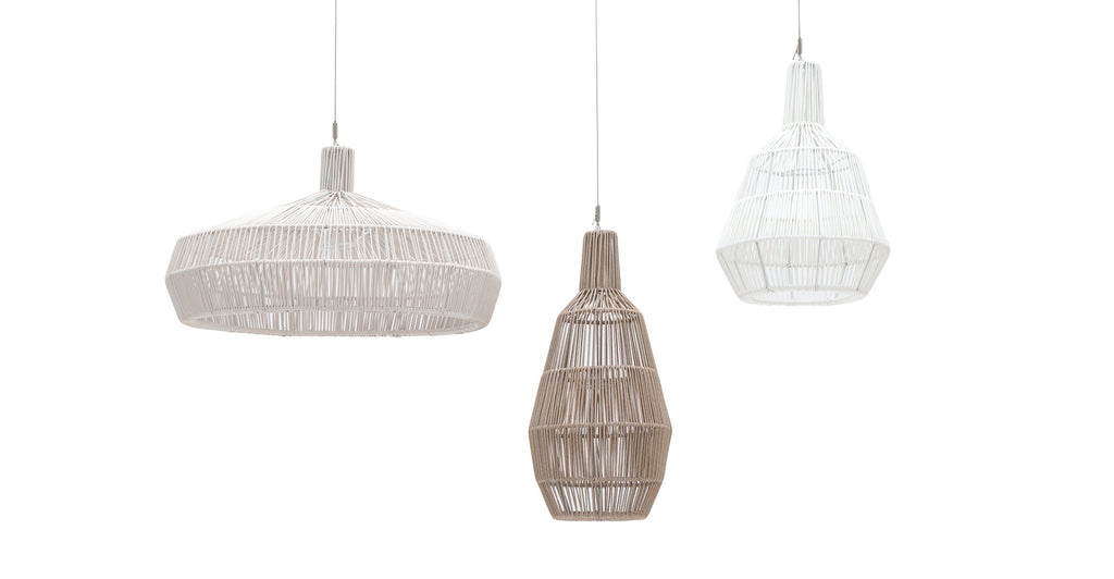 DORIC PENDANT LAMP - CHALK - THE LOOM COLLECTION