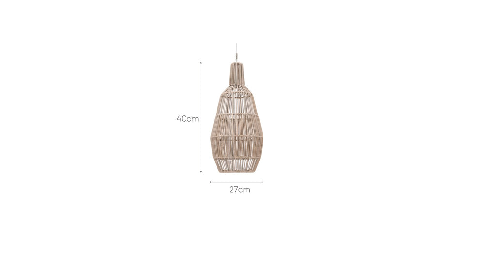 DORIC PENDANT LAMP - LINEN - THE LOOM COLLECTION
