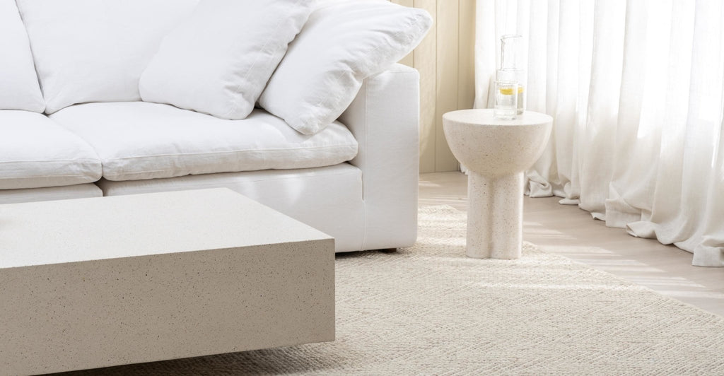DRIFT RECTANGULAR COFFEE TABLE - SAND - THE LOOM COLLECTION