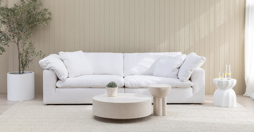 DRIFT ROUND COFFEE TABLE - SAND - THE LOOM COLLECTION