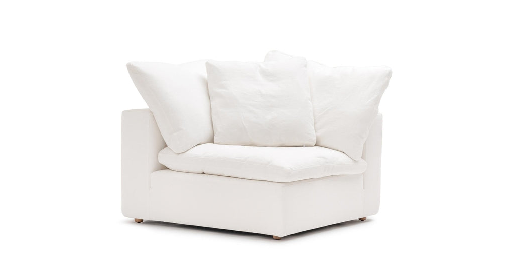 FEATHER CLOUD CORNER - OFF WHITE - THE LOOM COLLECTION
