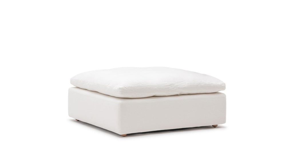 FEATHER CLOUD OTTOMAN - OFF WHITE - THE LOOM COLLECTION