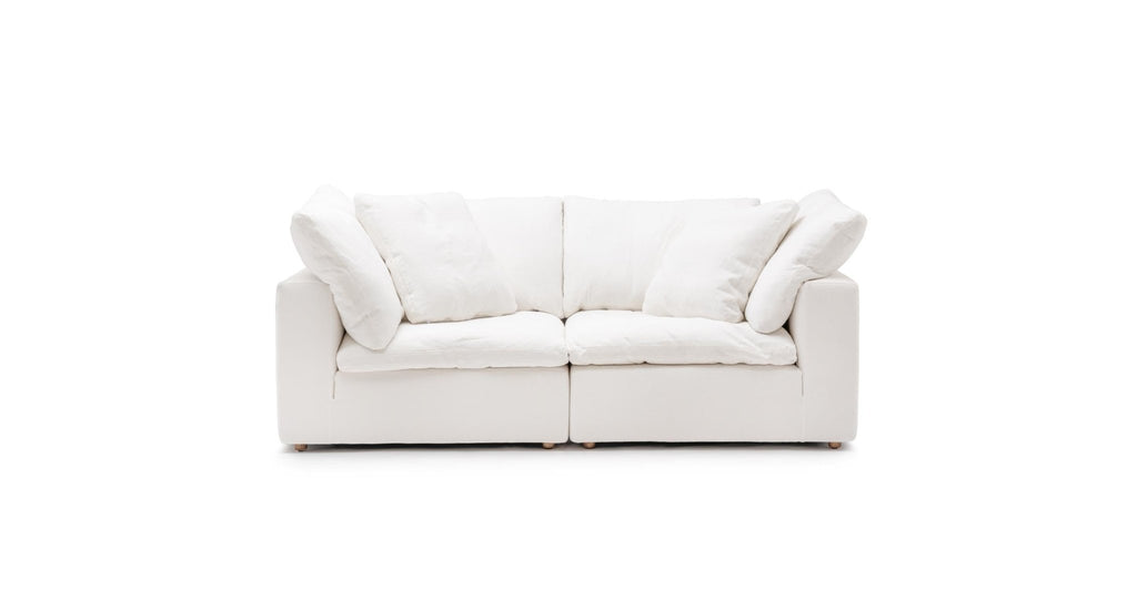 FEATHER CLOUD SMALL SOFA - WHITE - THE LOOM COLLECTION