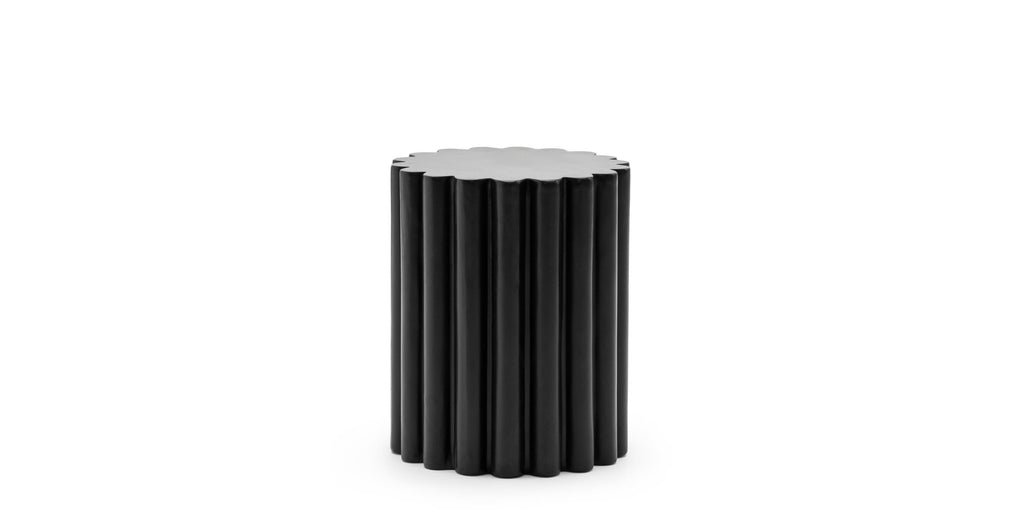FLUTE STOOL - BLACK - THE LOOM COLLECTION