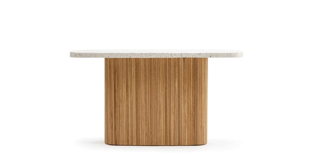 GION CONSOLE 140 - LIGHT OAK & NOUGAT - THE LOOM COLLECTION