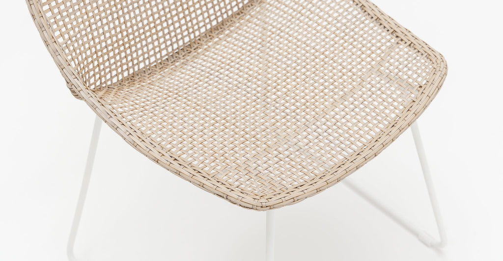 GRACE DINING CHAIR - STONEWHITE & LINEN - THE LOOM COLLECTION