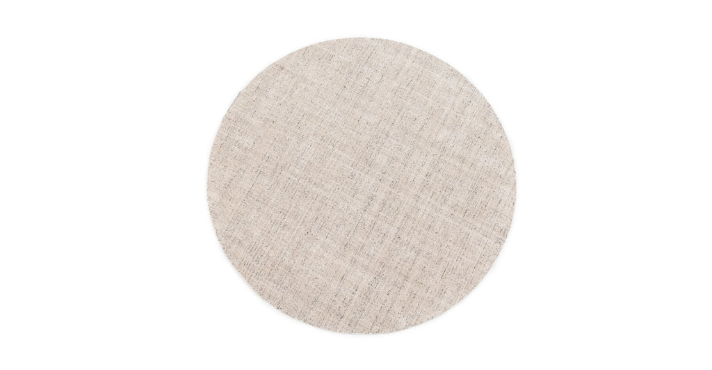 GRANITO ROUND RUG - BONE - THE LOOM COLLECTION