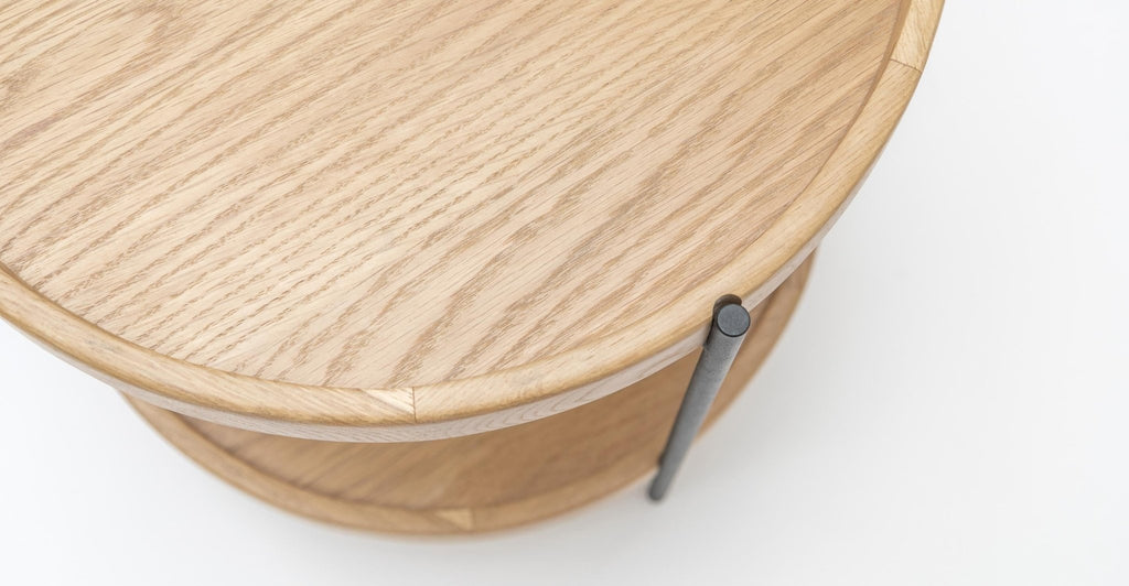 HUMLA END TABLE - LIGHT OAK - THE LOOM COLLECTION