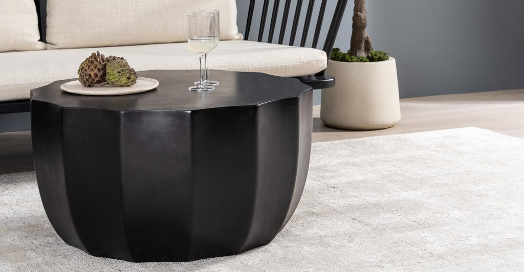 JOY COFFEE TABLE - BLACK - THE LOOM COLLECTION