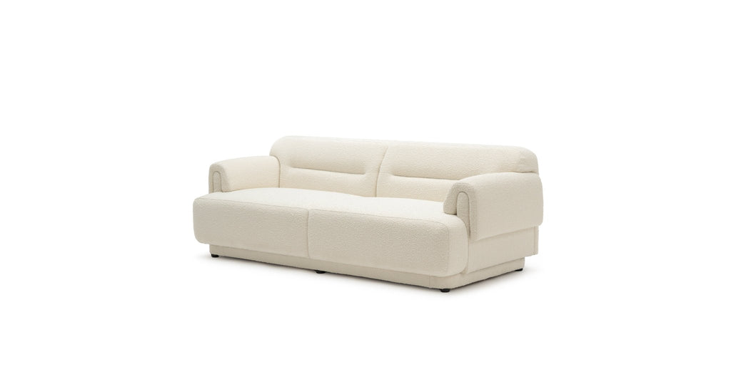 KARINE 3 SEATER SOFA - IVORY BOUCLE - THE LOOM COLLECTION