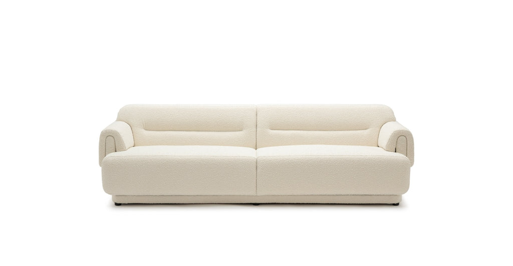 KARINE 4 SEATER SOFA - IVORY BOUCLE - THE LOOM COLLECTION