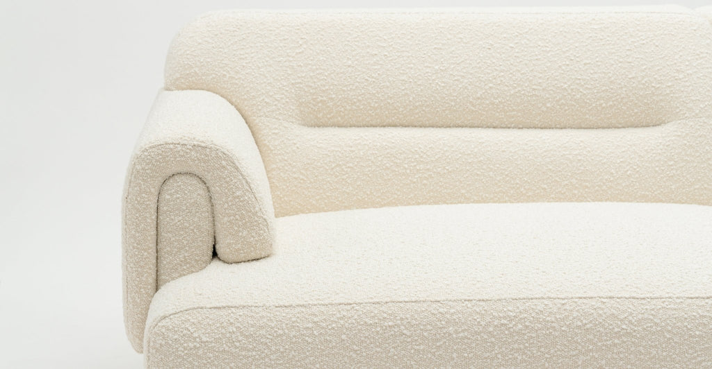 KARINE 4 SEATER SOFA - IVORY BOUCLE - THE LOOM COLLECTION