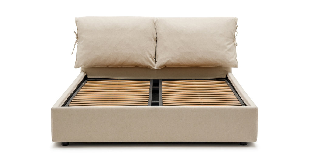 KOBE BED WITH STORAGE - NATURAL - THE LOOM COLLECTION