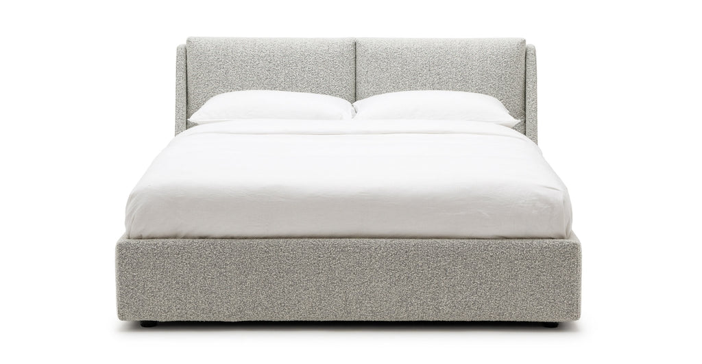 LORENZO BED WITH STORAGE - SALT & PEPPER - THE LOOM COLLECTION