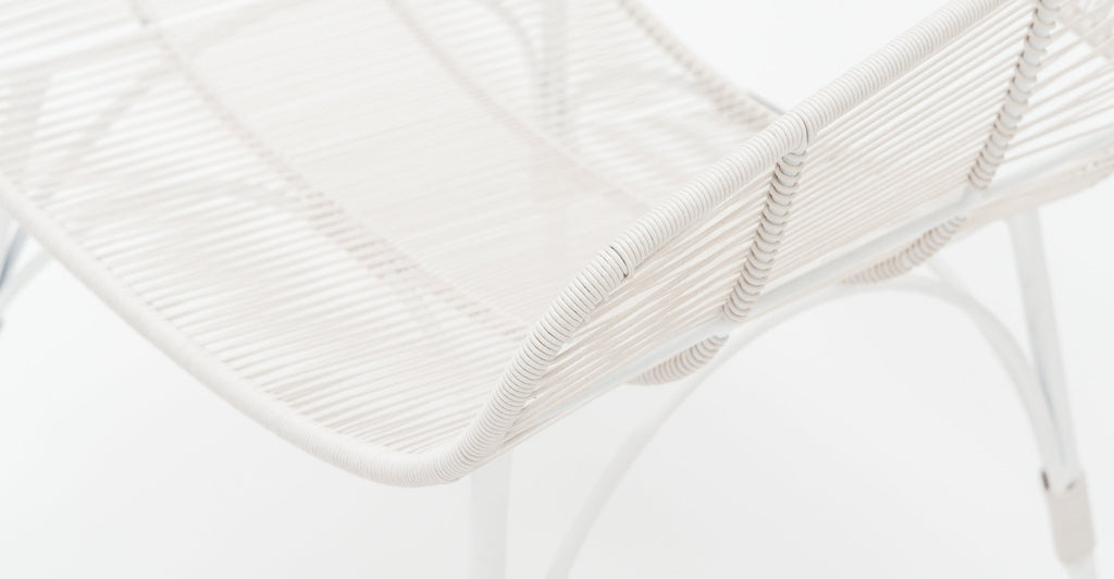 MARINA LOUNGE CHAIR - STONEWHITE CHALK - THE LOOM COLLECTION