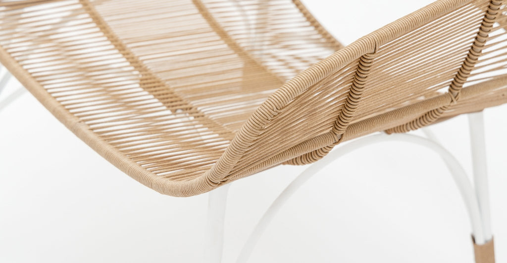 MARINA LOUNGE CHAIR - STONEWHITE NATURAL - THE LOOM COLLECTION