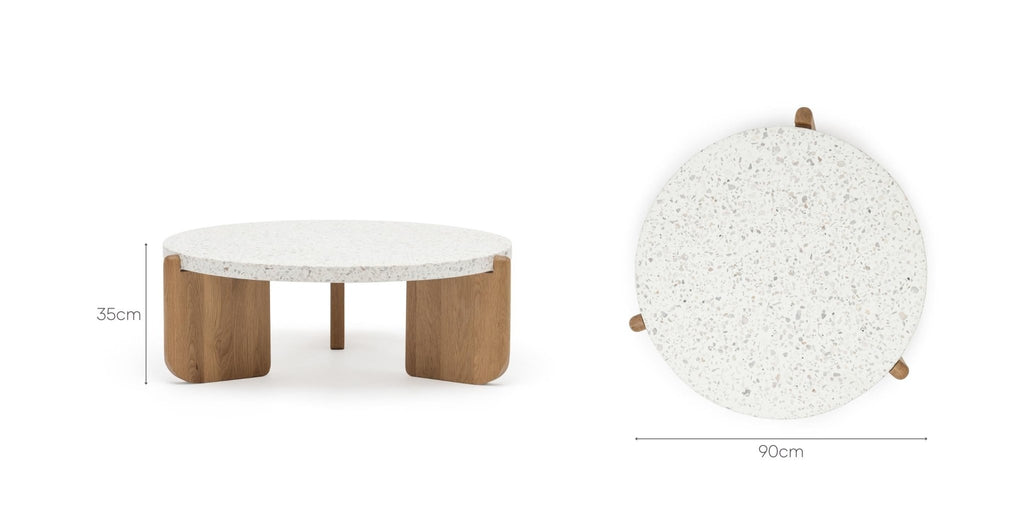 NATIVE COFFEE TABLE - NOUGAT & LIGHT OAK - THE LOOM COLLECTION