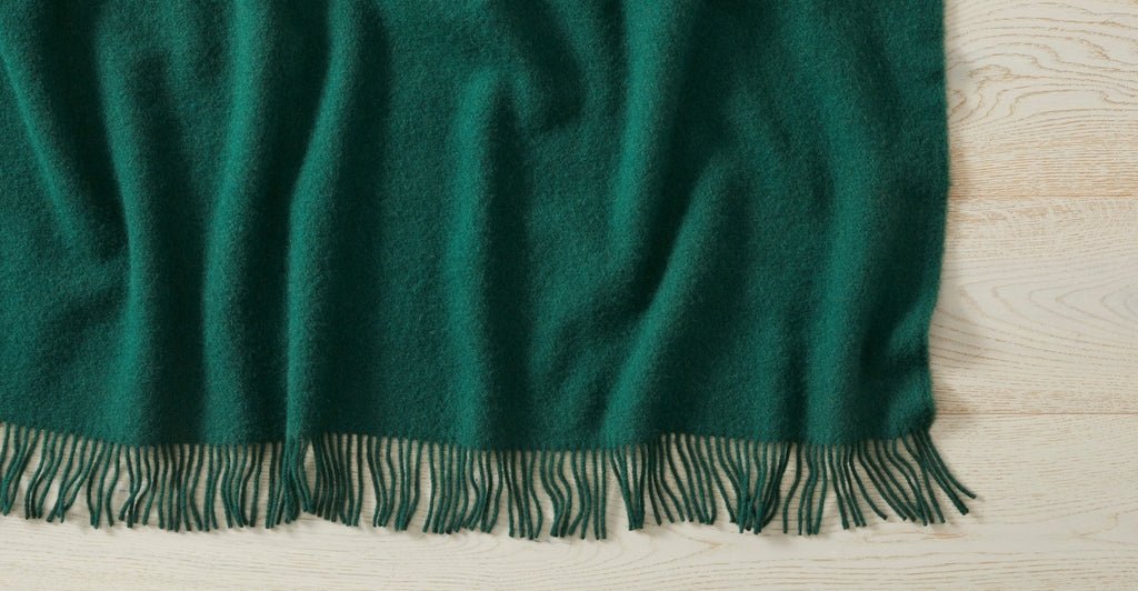 NEVIS THROW - FOREST - THE LOOM COLLECTION