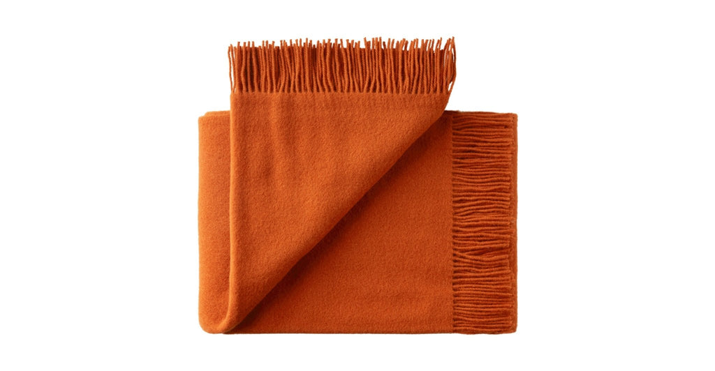 NEVIS THROW - UMBER - THE LOOM COLLECTION