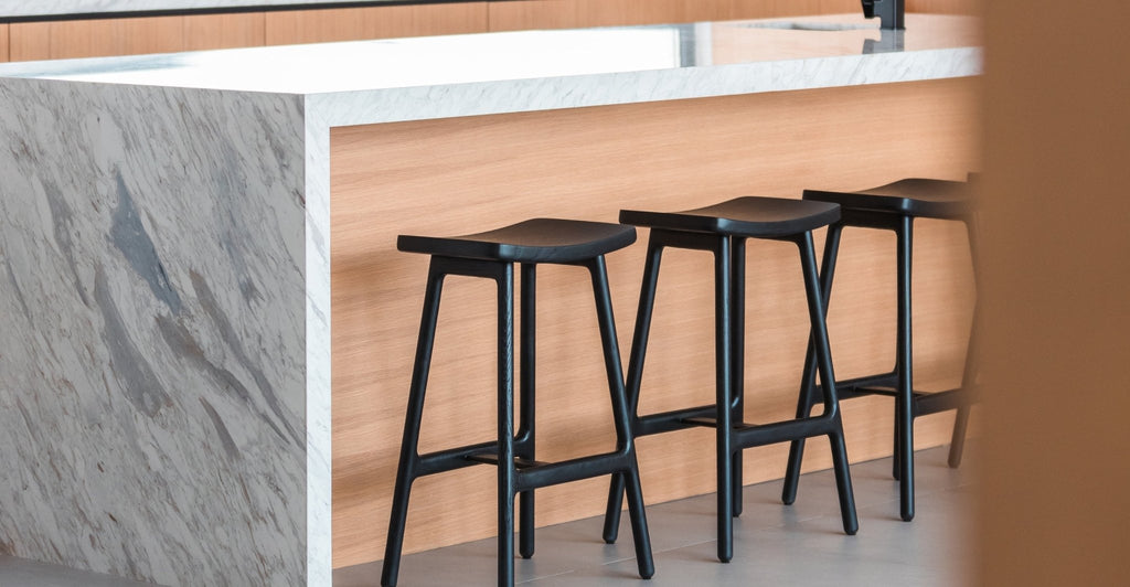 ODD COUNTER STOOL - BLACK OAK - THE LOOM COLLECTION
