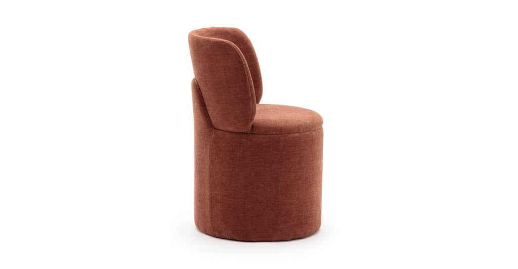 ODETTE DINING CHAIR - BORDEAUX - THE LOOM COLLECTION