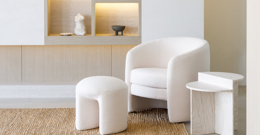 OSLO ACCENT CHAIR - CREAM - THE LOOM COLLECTION