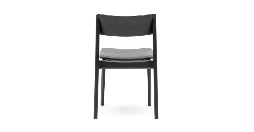 POISE CHAIR BLACK - MONTANA COAL LEATHER - THE LOOM COLLECTION