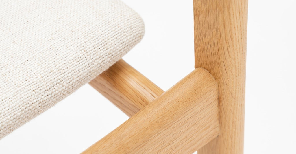 POISE CHAIR - LIGHT OAK & OATMEAL - THE LOOM COLLECTION
