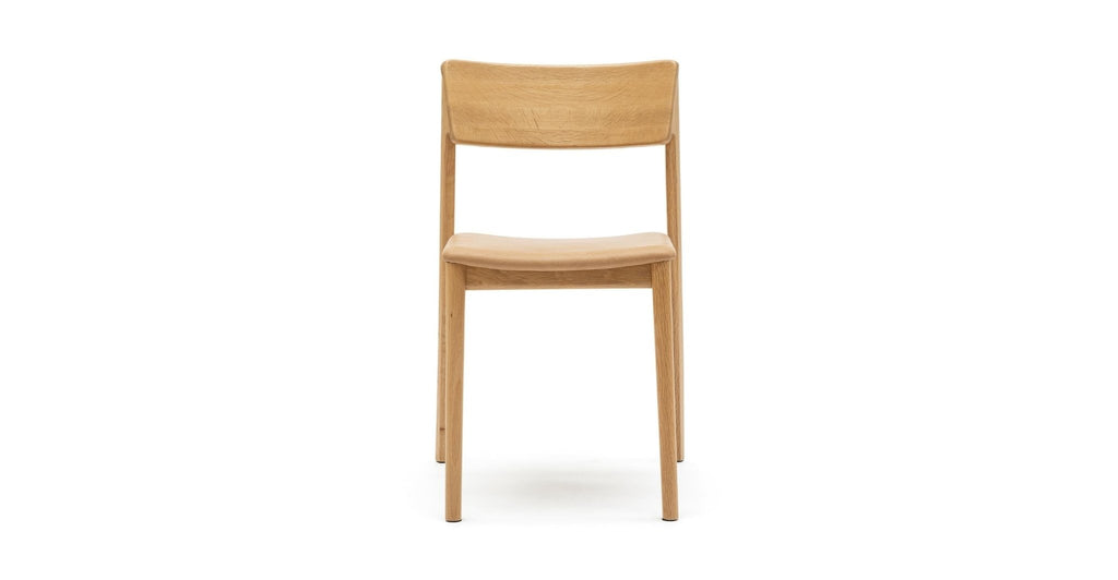 POISE CHAIR - PECAN LEATHER - THE LOOM COLLECTION