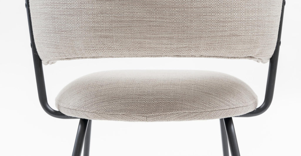 PORTO DINING CHAIR - LIGHT GREY - THE LOOM COLLECTION
