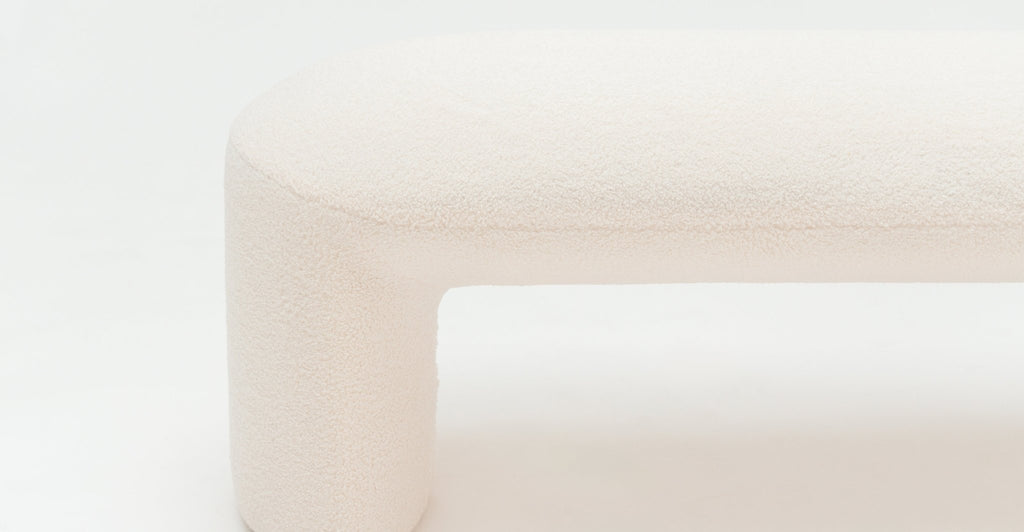 REMI BENCH - CREAM - THE LOOM COLLECTION