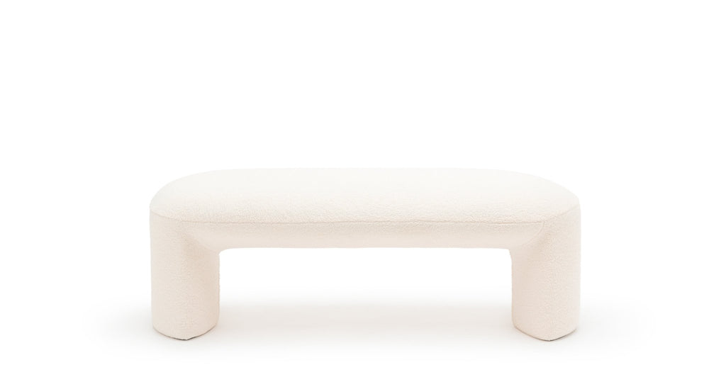 REMI BENCH - CREAM - THE LOOM COLLECTION