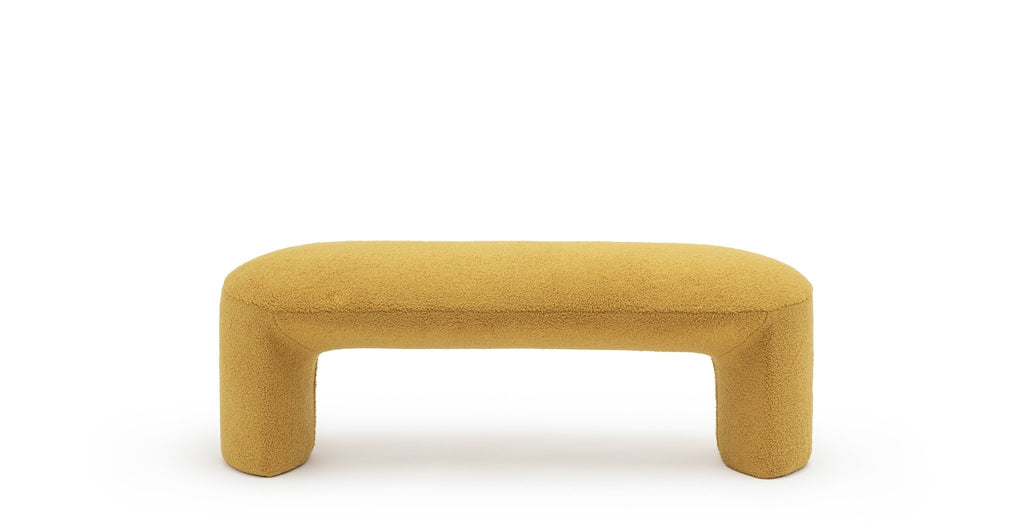 REMI BENCH - MUSTARD - THE LOOM COLLECTION