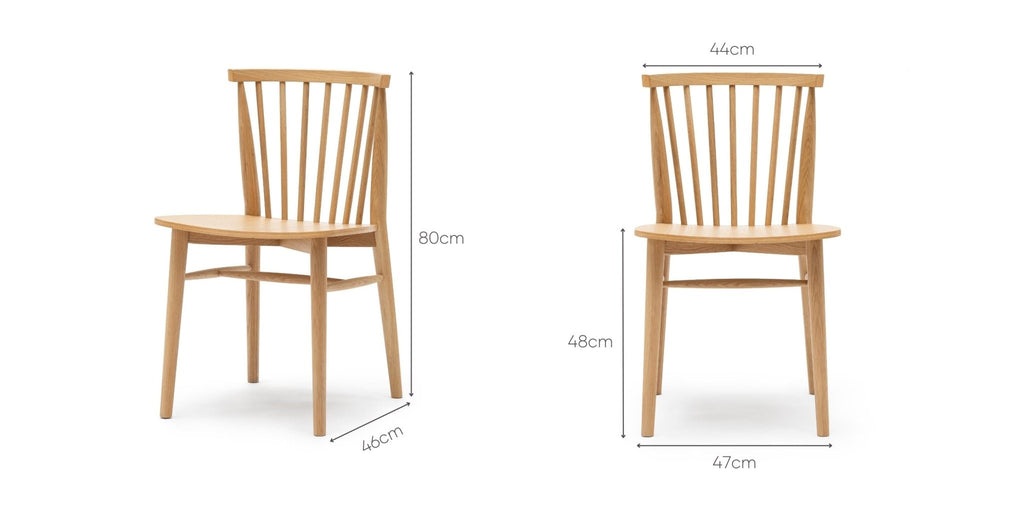 REQUIN CHAIR - LIGHT OAK - THE LOOM COLLECTION