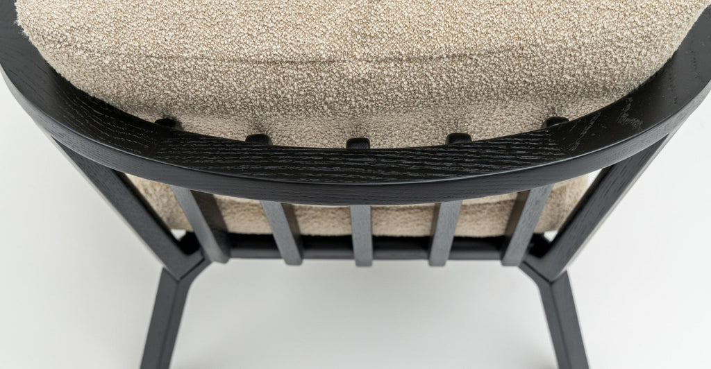 SENSU LOUNGE CHAIR - BLACK & FAWN - THE LOOM COLLECTION