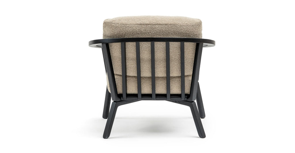 SENSU LOUNGE CHAIR - BLACK & FAWN - THE LOOM COLLECTION