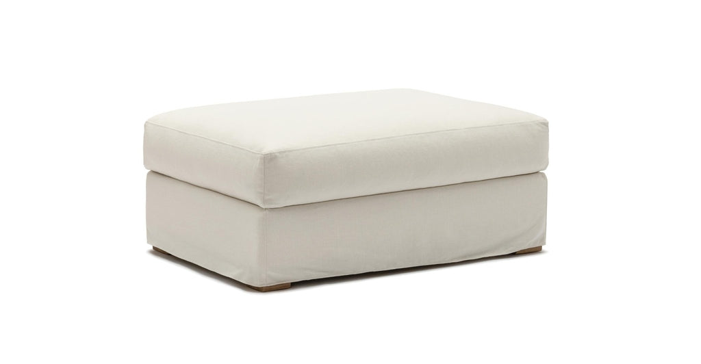 SLOOPY OTTOMAN - SUMMER IVORY - THE LOOM COLLECTION