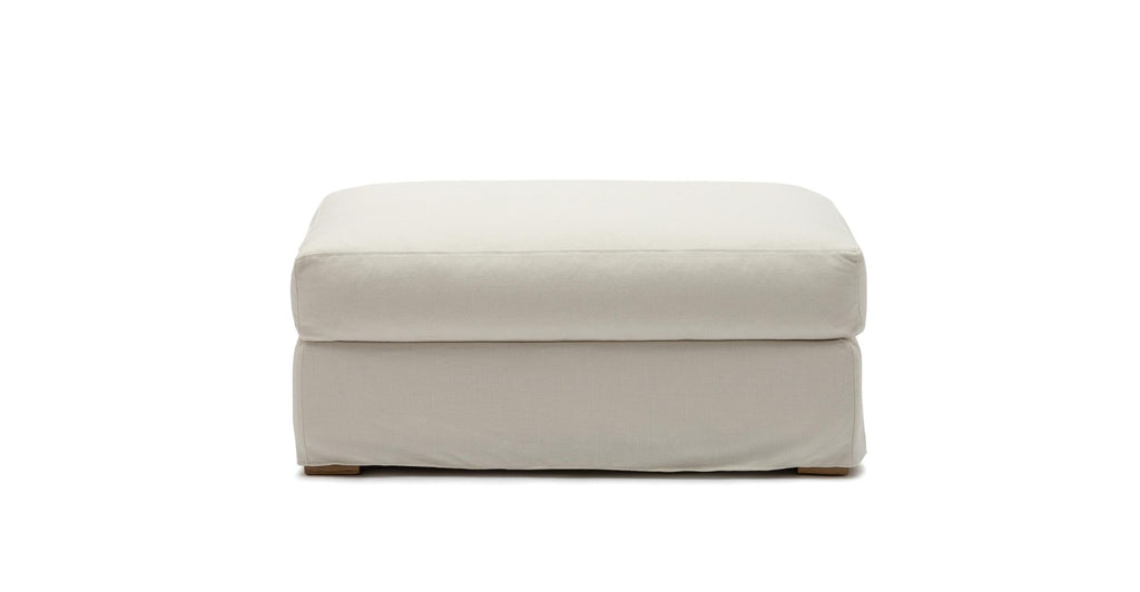 SLOOPY OTTOMAN - SUMMER IVORY - THE LOOM COLLECTION