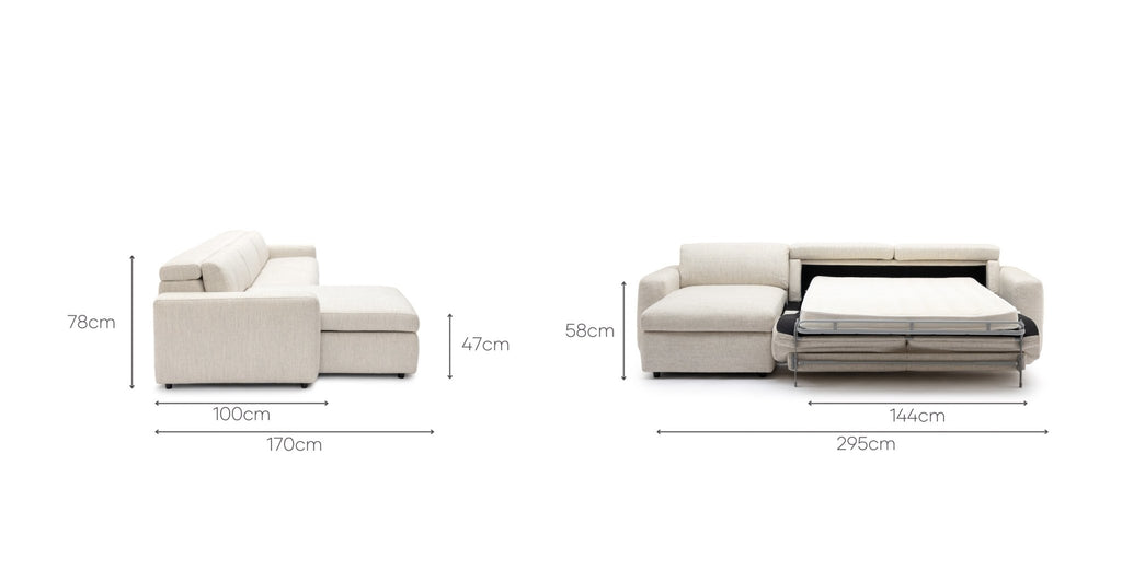 SOFA BED WITH STORAGE - THE LOOM COLLECTION