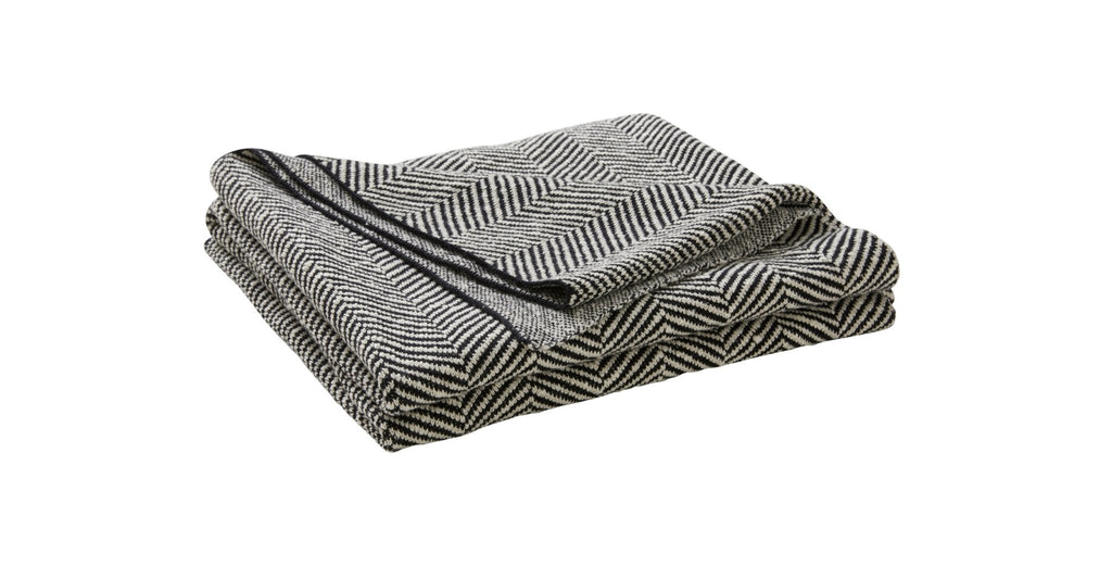 SOLANO THROW - ONYX - THE LOOM COLLECTION