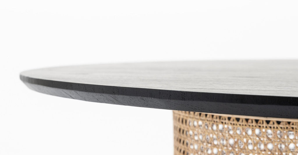 ST MARTIN - ROUND TABLE - BLACK - THE LOOM COLLECTION