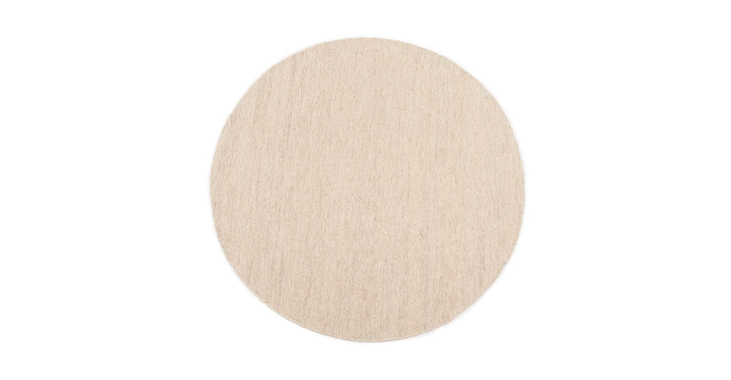 SUFFOLK ROUND RUG - PEARL - THE LOOM COLLECTION