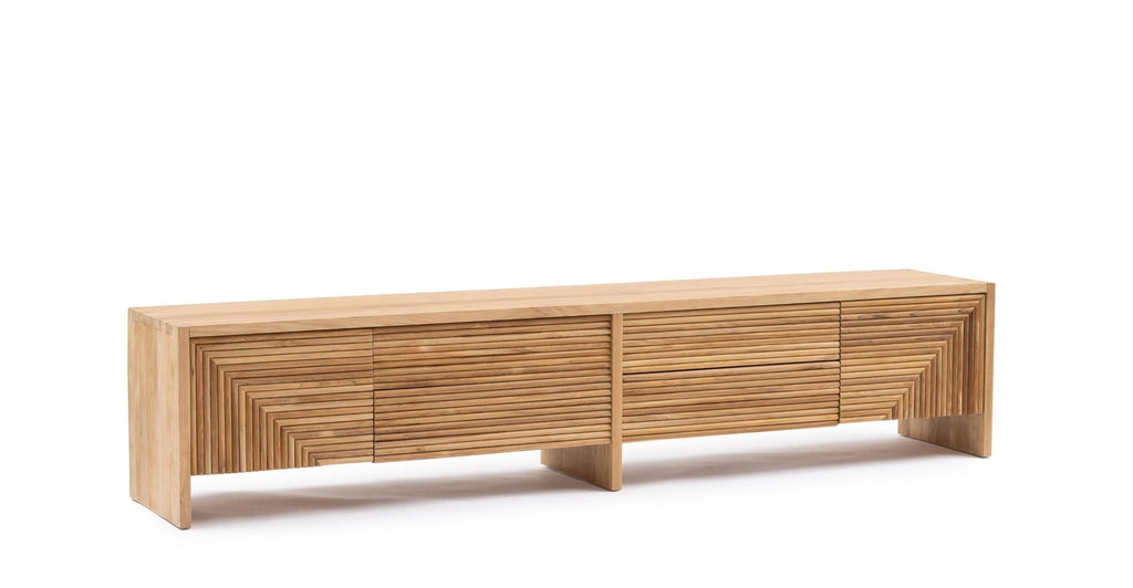 VERONA ENTERTAINMENT UNIT - NATURAL - THE LOOM COLLECTION